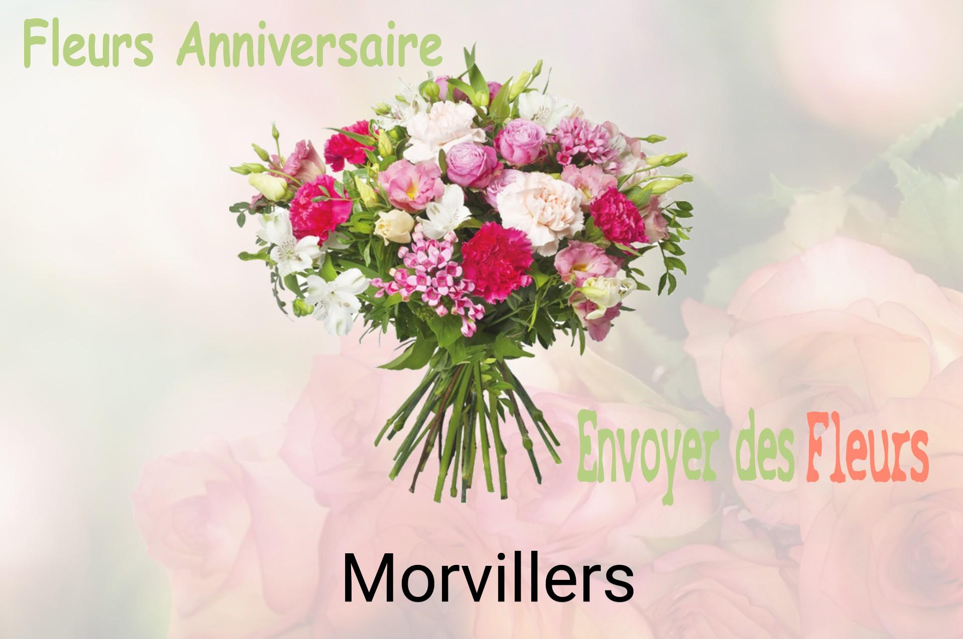 Bouquet de fleurs d’anniversaire livré à Morvillers